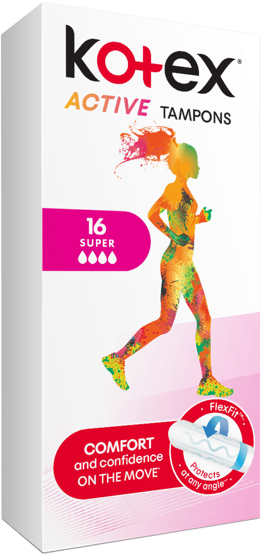 KOTEX® ® Tampóny Active Super 16 ks