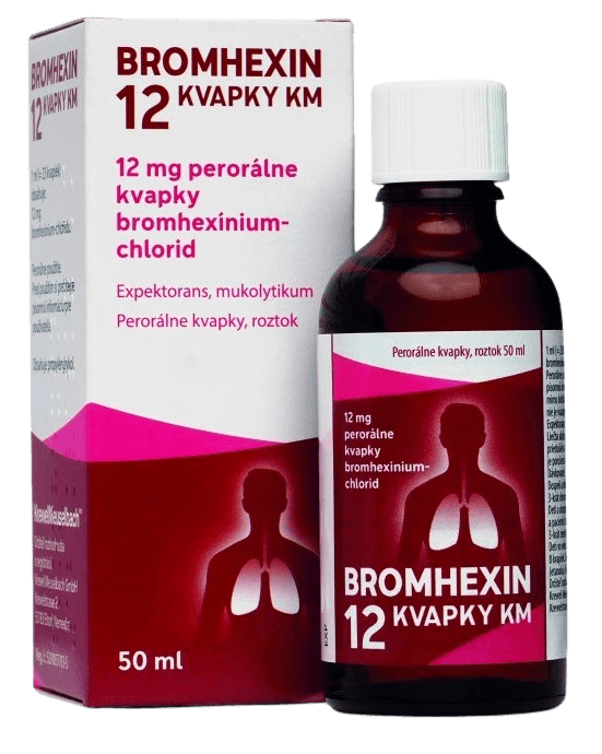 BROMHEXIN 12 kvapky 50 ml