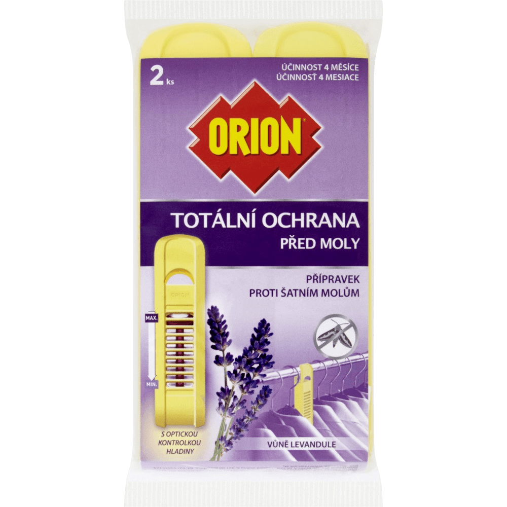 ORION Totálna ochrana proti šatňovým mólam Levanduľa 2 ks