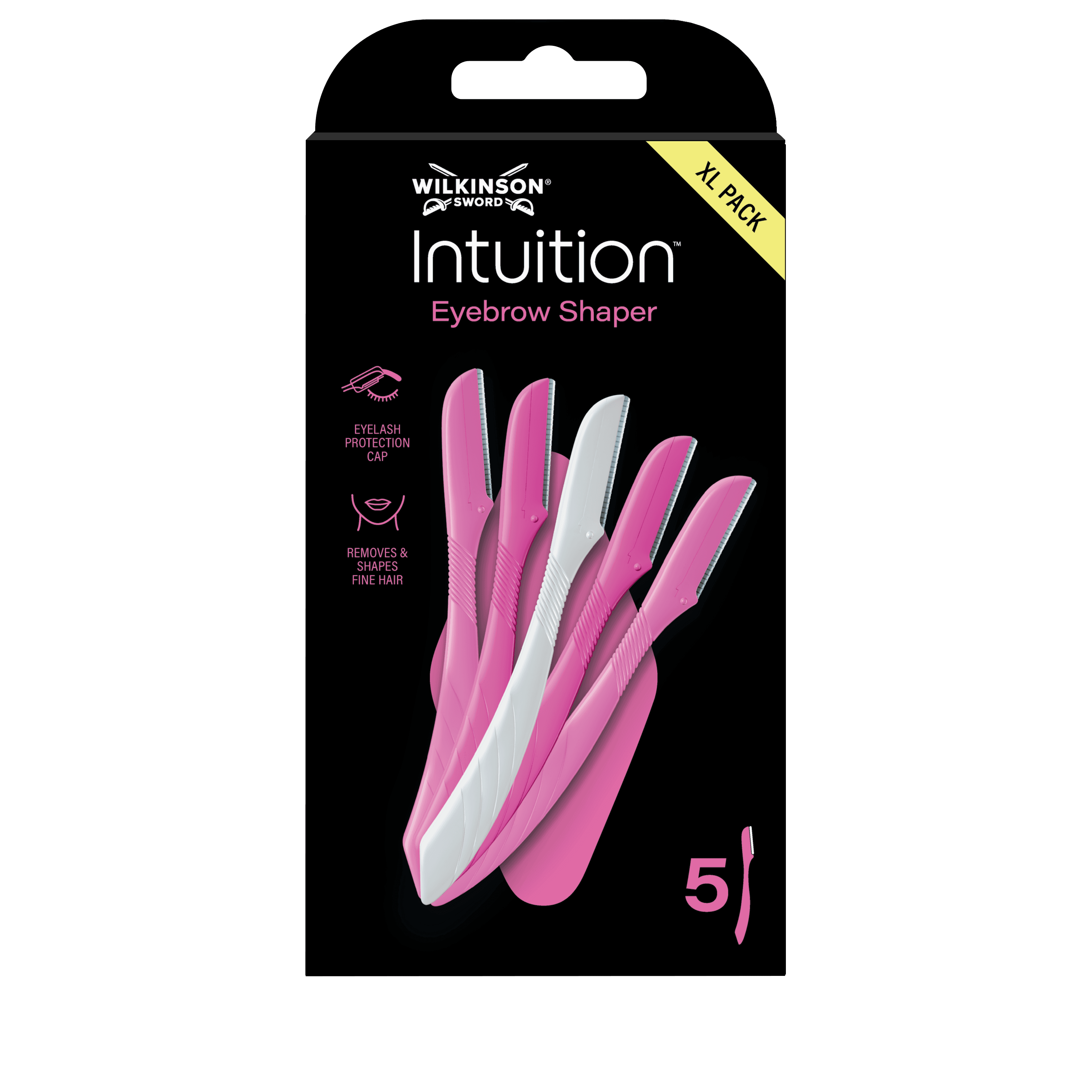WILKINSON SWORD Intuition Perfect Finish Zarovnávač obočia XXL 5 ks