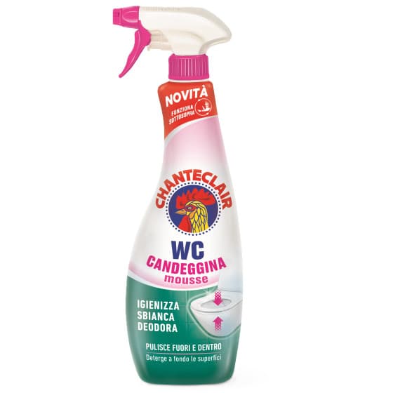 CHANTECLAIR Penový čisťič na WC s bieliacim účinkom 625ml