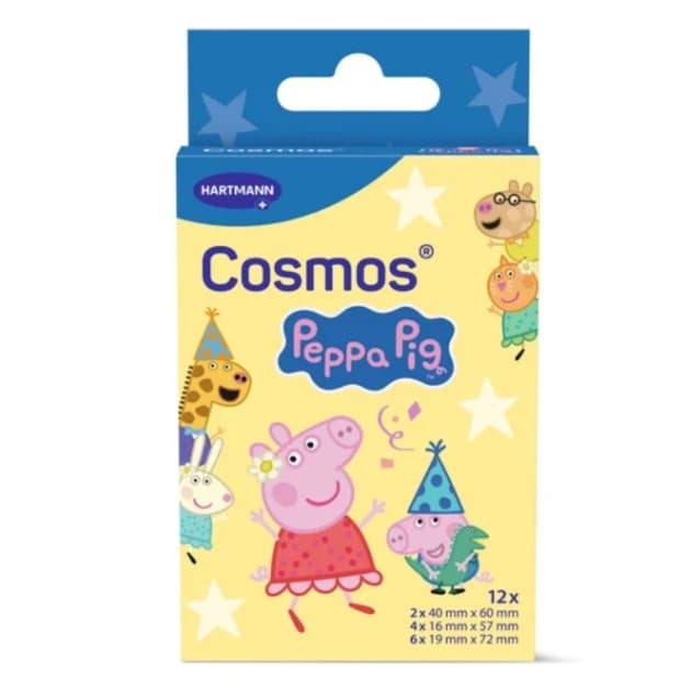 COSMOS Peppa Pig Detské jemné náplaste 12ks