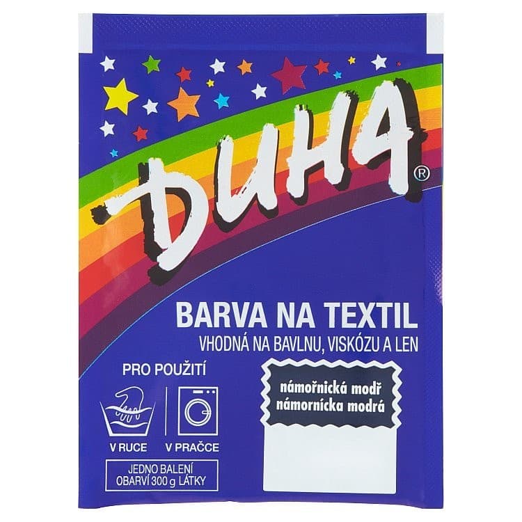 DUHA Farba na textil číslo 20 námornícka modrá 15g