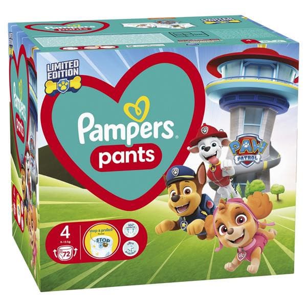 PAMPERS Active Baby 4 - 72 ks